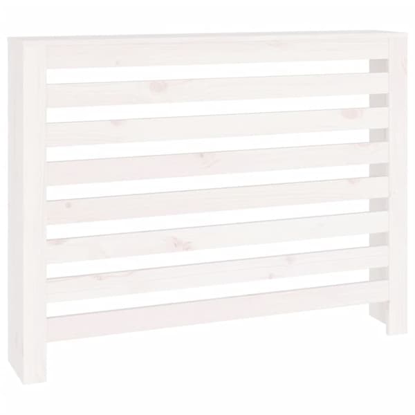 vidaXL Elementskydd Vit 108,5x19x84 cm massiv furu Vit