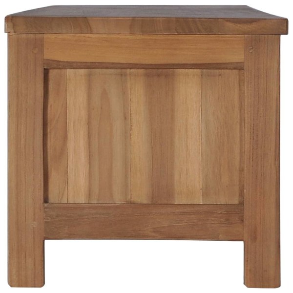 vidaXL TV-bänk 150x30x30 cm massiv teak Brun