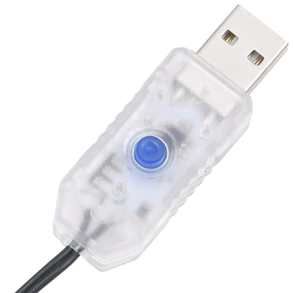 vidaXL Plastgran 150 LEDs 150 cm Grön