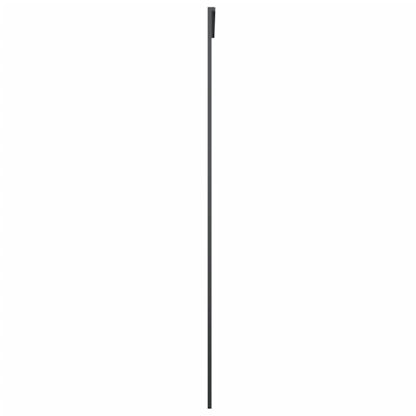 vidaXL Skjutdörr ESG-glas och aluminium 76x205 cm svart Svart