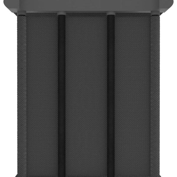 vidaXL Hylla med 15 kuber med lådor grå 103x30x175,5 cm tyg grå