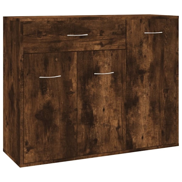 vidaXL Skänk rökfärgad ek 88x30x70 cm konstruerat trä Brun