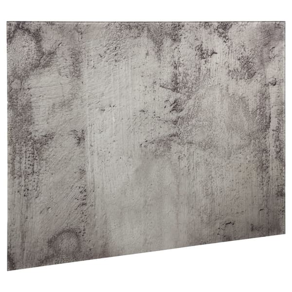 vidaXL Magnetisk glastavla väggmonterad 80x60 cm grå