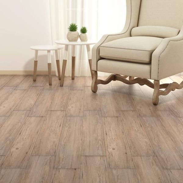 vidaXL Självhäftande PVC-golvbrädor 2,51 m² 2 mm brun ek Brun