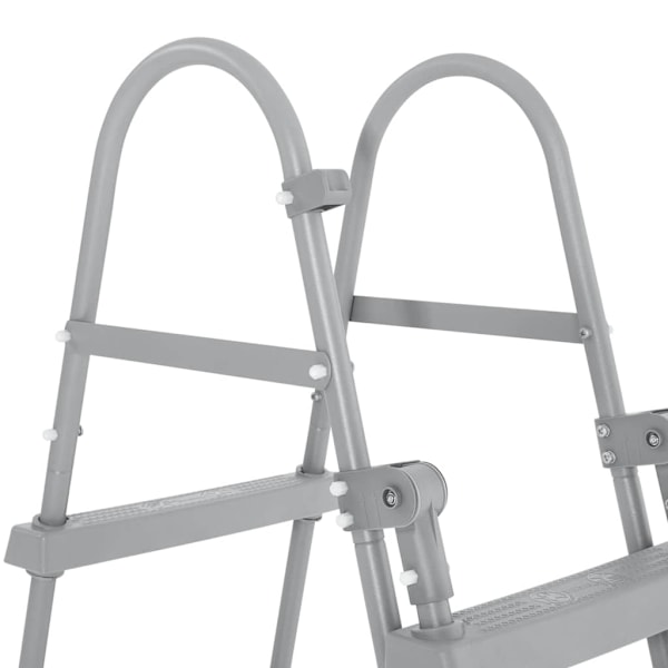 Bestway Poolstege Flowclear 4 steg 107 cm grå