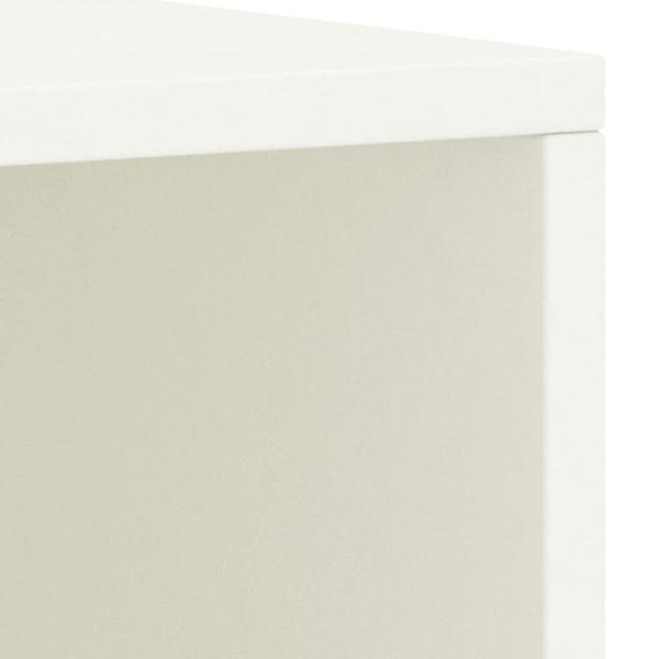 vidaXL Sängbord vit 35x30x40 cm massiv furu Vit