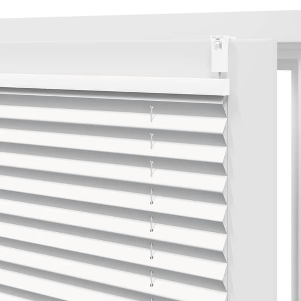vidaXL Plisségardin 40x100 cm vit Vit