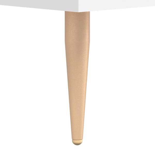 vidaXL Sängbord vit 40x40x66 cm konstruerat trä Vit