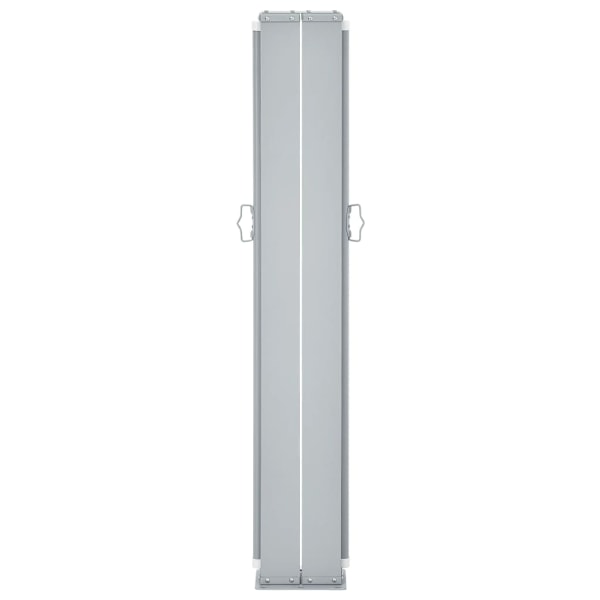 vidaXL Infällbar sidomarkis svart 100x1000 cm Svart