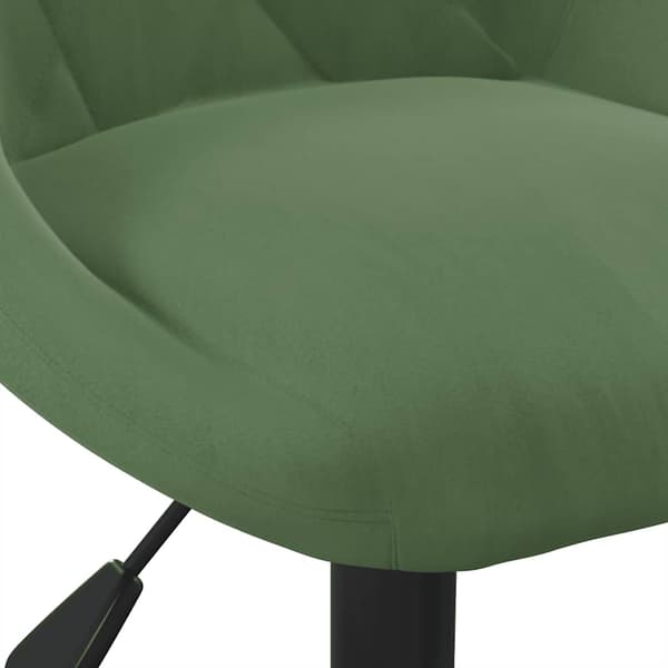 vidaXL Barstol mörkgrön sammet Grön