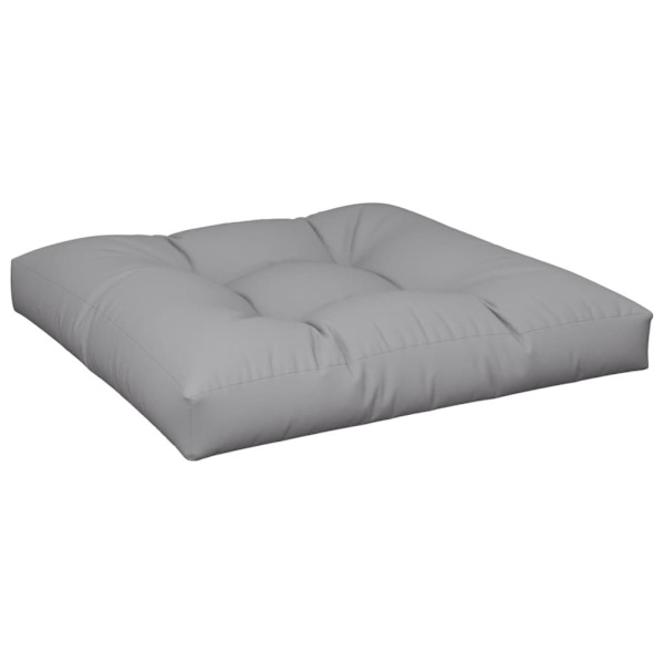 vidaXL Palldyna grå 70x70x12 cm tyg grå