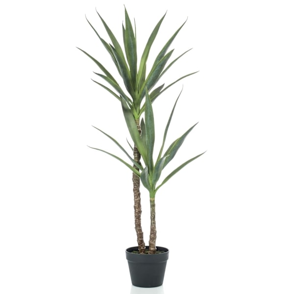 Emerald Konstväxt Yucca i kruka 110 cm Grön