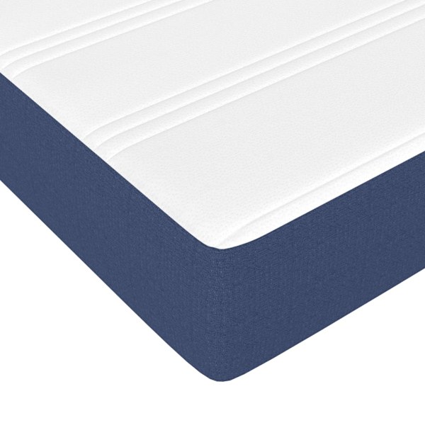 vidaXL Pocketresårmadrass blå 120x200x20 cm tyg Blå