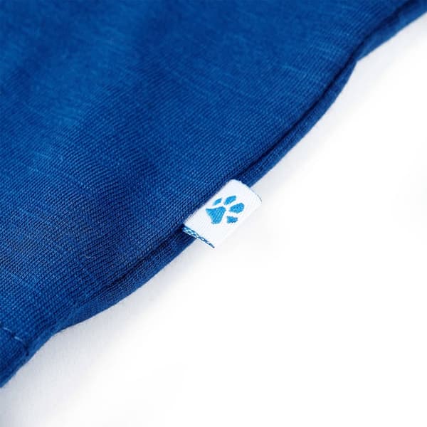 vidaXL T-shirt för barn mörkgrå 104 Blå