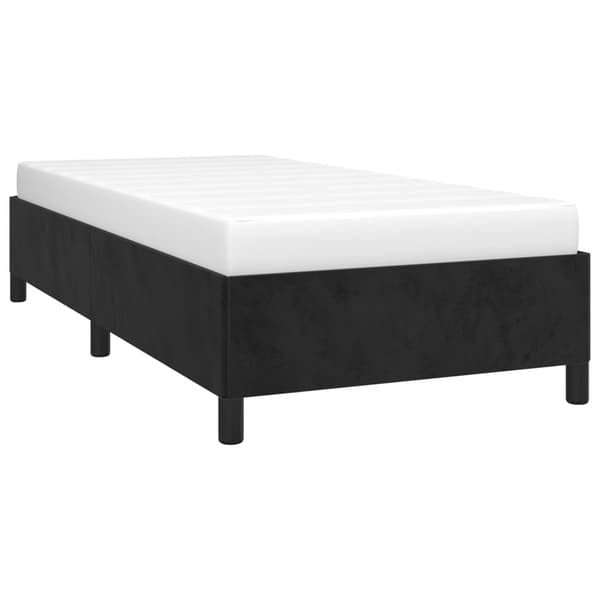 vidaXL Sängram svart 80x200 cm sammet Svart