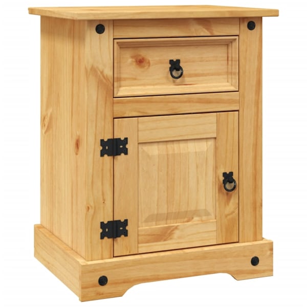 vidaXL Nattduksbord mexikansk Coronastil furu 53x39x67 cm Brun