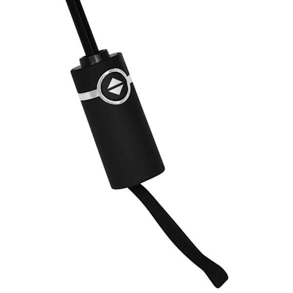 vidaXL Paraply automatisk hopfällbart svart 104 cm Svart