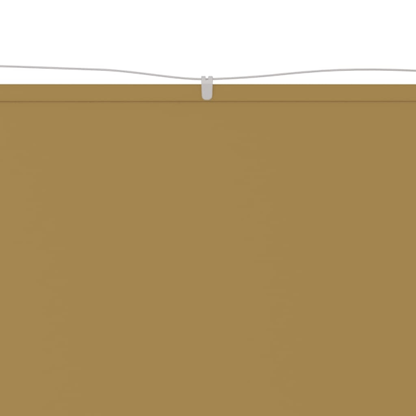 vidaXL Markis vertikal beige 140x1000 cm oxfordtyg Beige