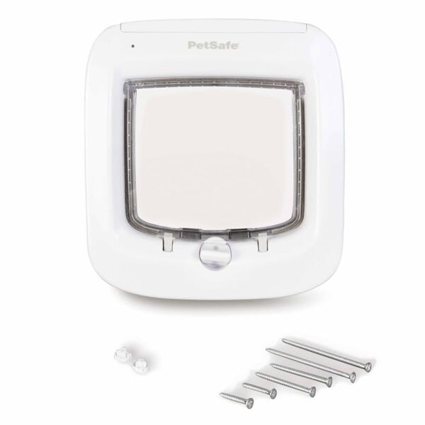 PetSafe Kattlucka med mikrochip vit PPA19-16145 Vit