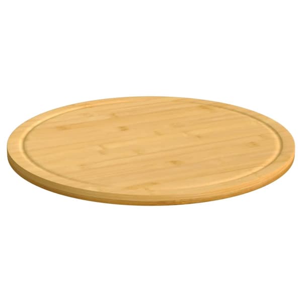 vidaXL Skärbrädor 6 st Ø30x1,5 cm bambu Brun