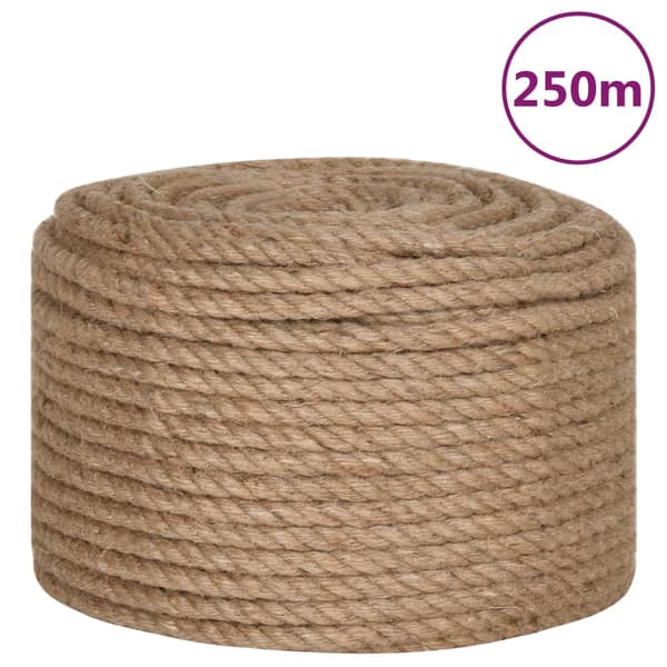 vidaXL Rep 100% Jute 14 mm 250 m