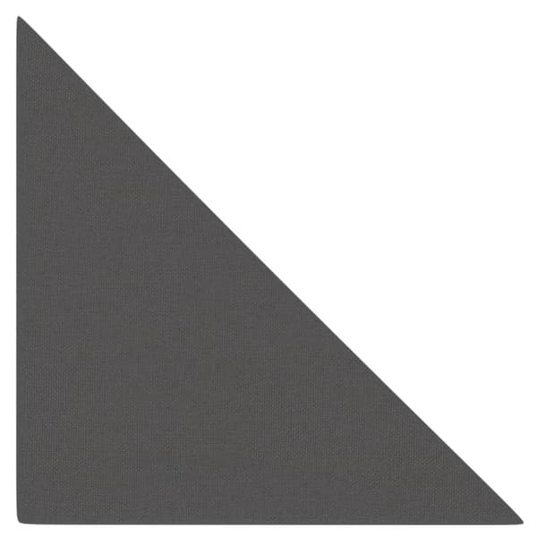 vidaXL Väggpaneler 12 st mörkgrå 30x30 cm tyg 0,54 m² Grå