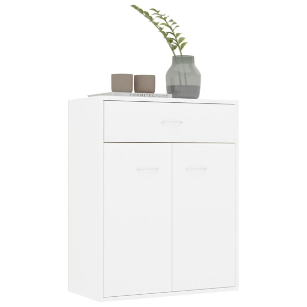 vidaXL Skänk vit 60x30x75 cm konstruerat trä Vit