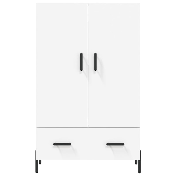 vidaXL Högskåp vit 69,5x31x115 cm konstruerat trä Vit