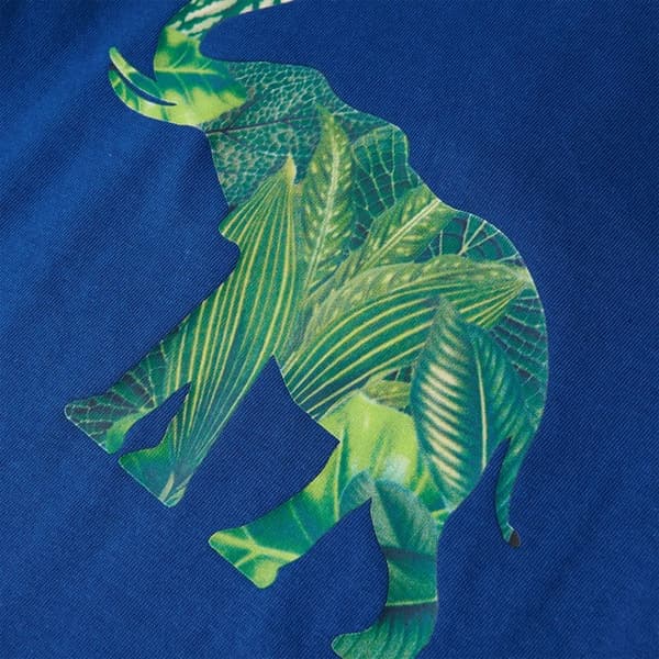 vidaXL T-shirt för barn mörkblå 116 Blå