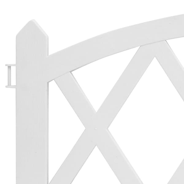 vidaXL Rabattkanter 17 st vit 10 mm PP Vit