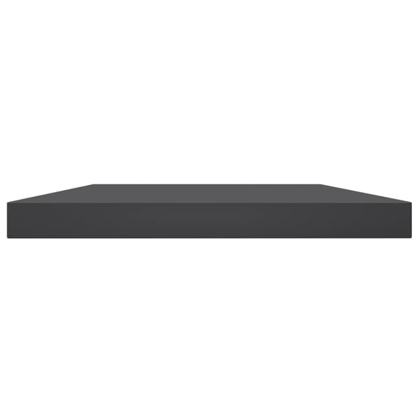 vidaXL Hyllplan 4 st grå 60x10x1,5 cm konstruerat trä grå