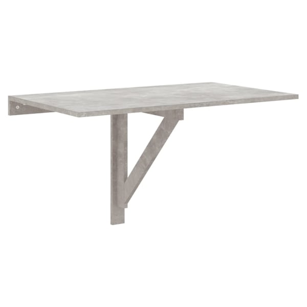 vidaXL Väggbord betonggrå 100x60x56 cm konstruerat trä Grå