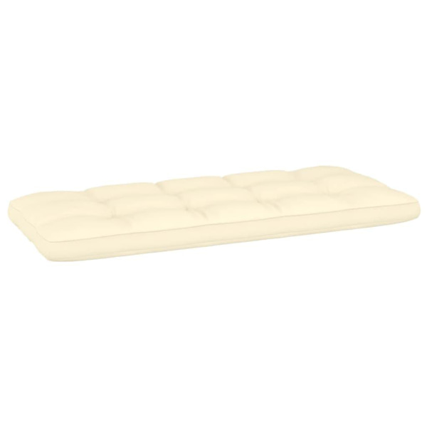 vidaXL Palldyna 2 st gräddvit tyg Creme