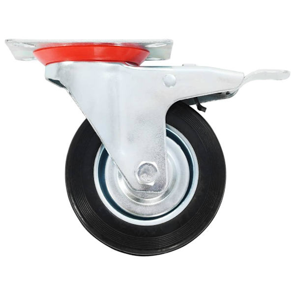 vidaXL Hjul 8 st 100 mm