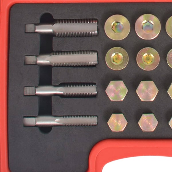 vidaXL Gängreparationssats 64-pack M13 M15 M17 M20