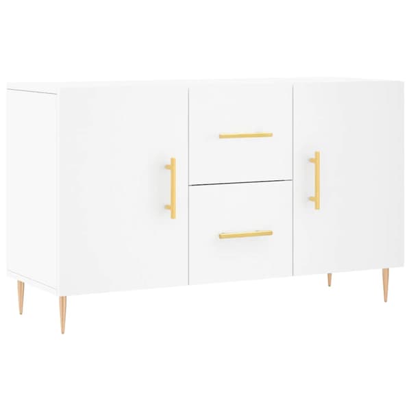 vidaXL Skänk vit 100x36x60 cm konstruerat trä Vit