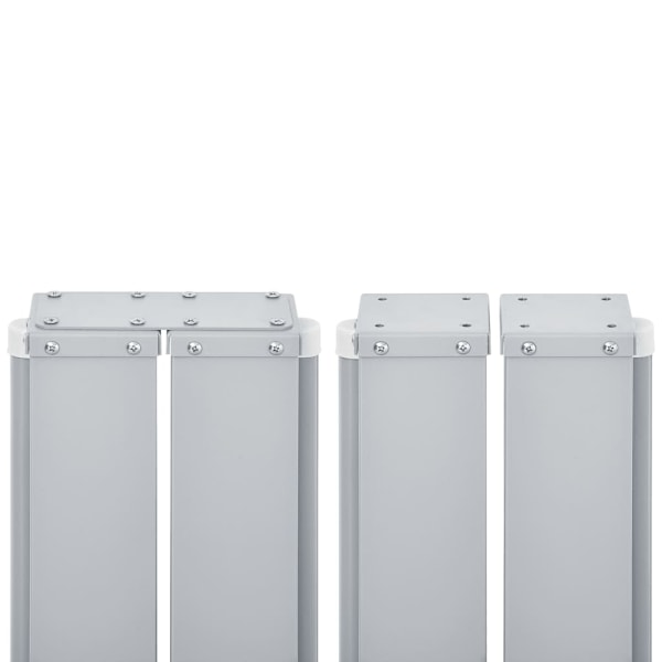 vidaXL Infällbar sidomarkis brun 140x600 cm Brun