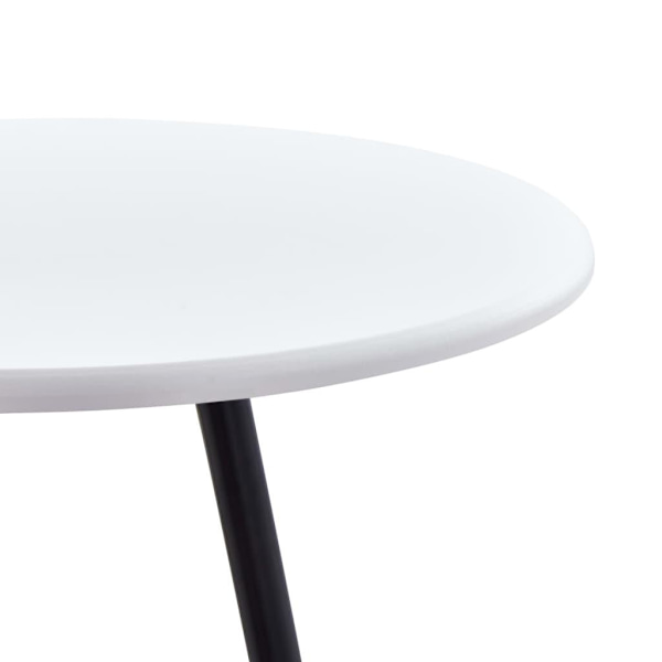 vidaXL Bargrupp 3 delar plast svart Svart