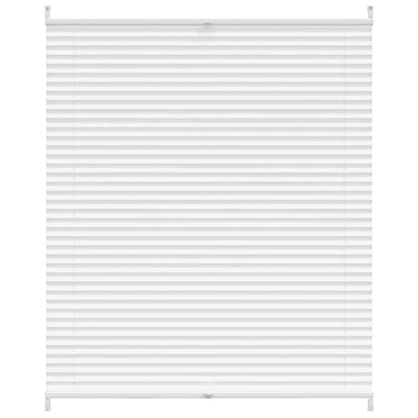 vidaXL Plisségardin 110 x 150 cm vit Vit