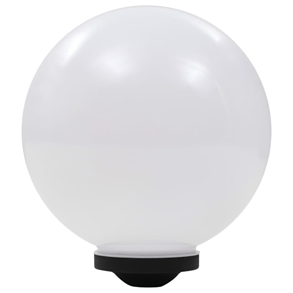 vidaXL Sollampa LED set 2 st sfäriska 30 cm RGB Vit