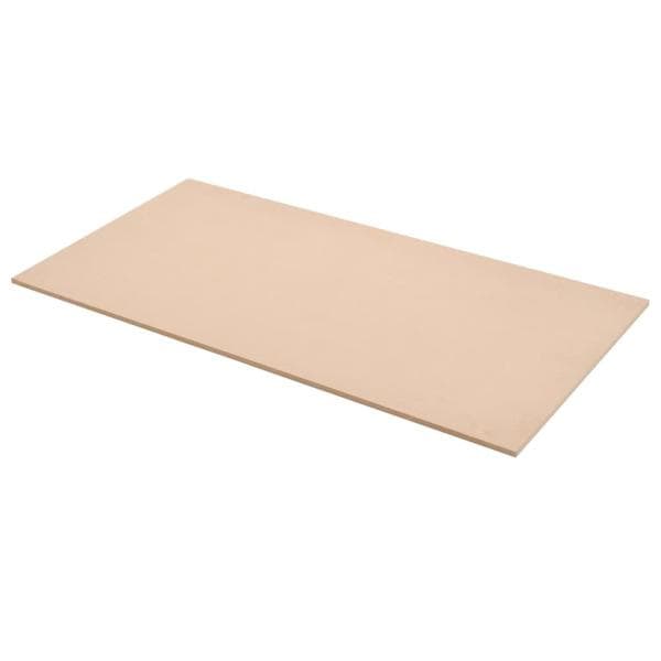 vidaXL MDF-skivor 2 st rektangulära 120x60 cm 12 mm Beige
