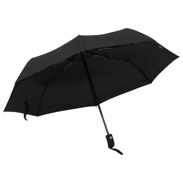 vidaXL Paraply automatisk hopfällbart svart 95 cm Svart