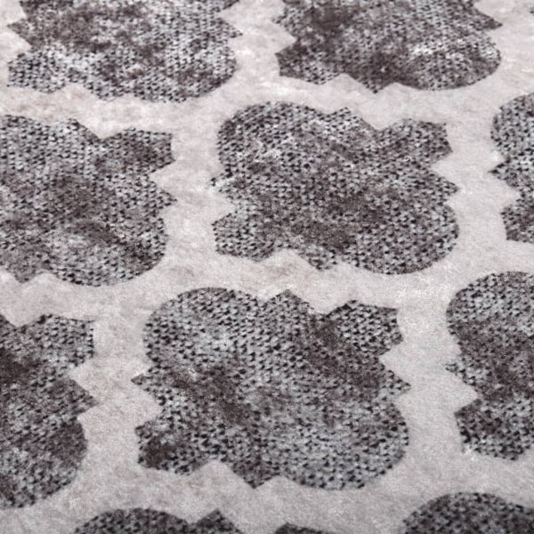 vidaXL Matta tvättbar 120x180 cm flerfärgad halkfri multifärg