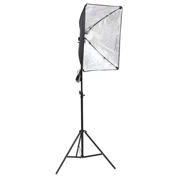 vidaXL Professionell studiobelysning 60x40 cm Vit