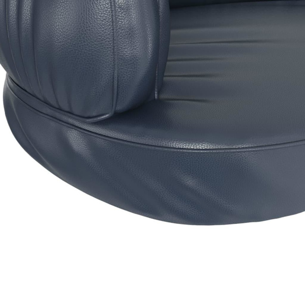 vidaXL Ergonomisk hundbädd mörkblå 75x53 cm konstläder Blå