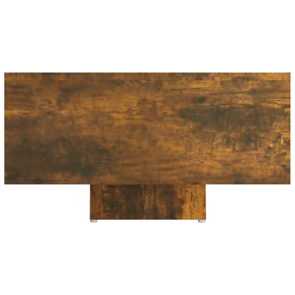 vidaXL Soffbord rökfärgad ek 85x55x31 cm konstruerat trä Brun