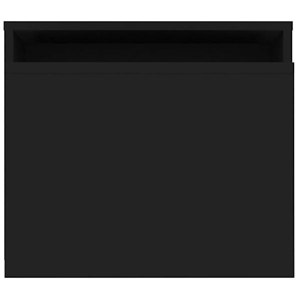 vidaXL Soffbord set svart 100x48x40 cm konstruerat trä Svart