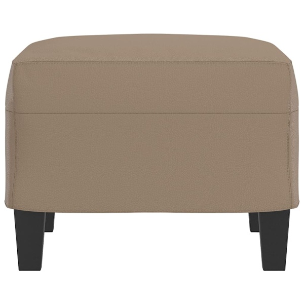 vidaXL Fotpall cappuccino 60x50x41 cm konstläder Brun