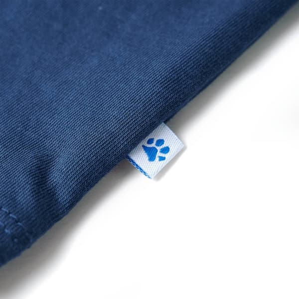 vidaXL T-shirt för barn mörkblå 104 Blå