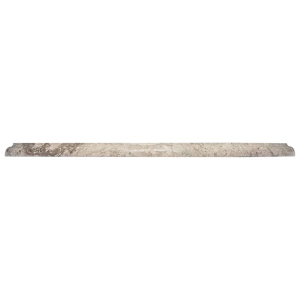 vidaXL Bordsskiva grå Ø50x2,5 cm marmor grå